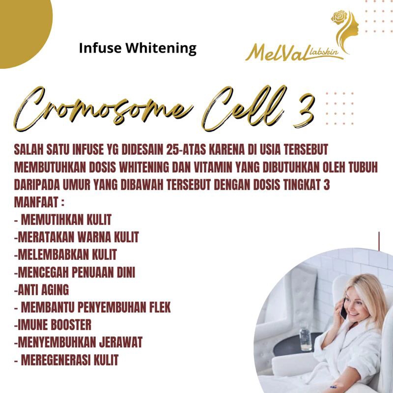 Infuse whitening chromosome platinum 10x