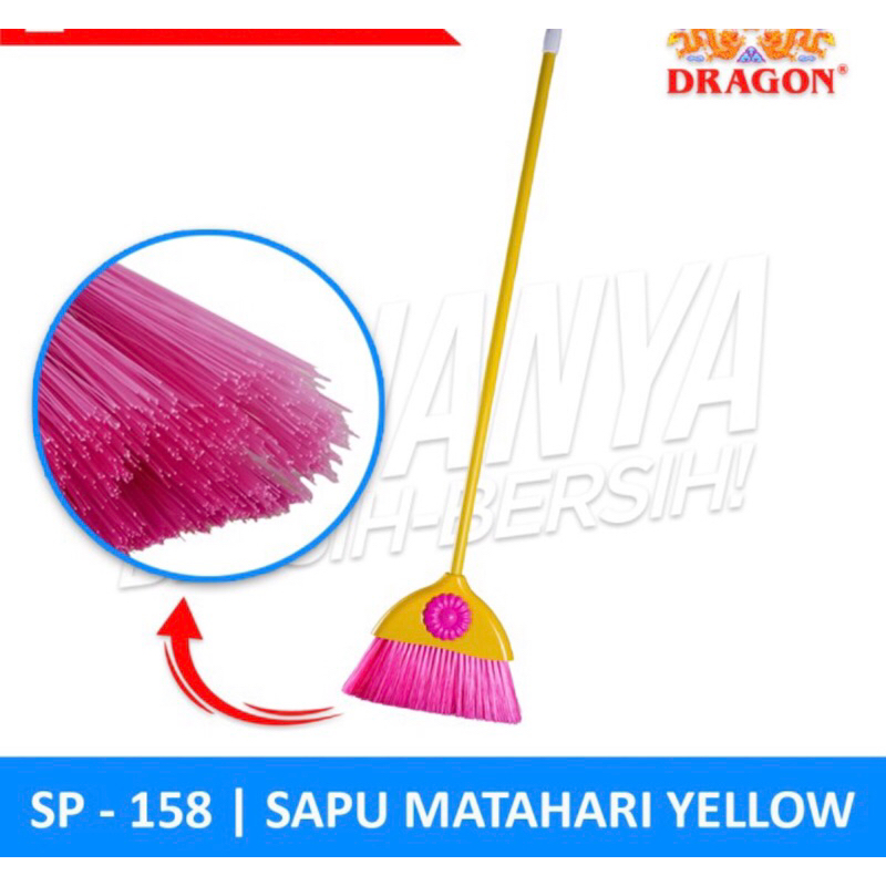 DRAGON Sapu Matahari Yellow / Pink