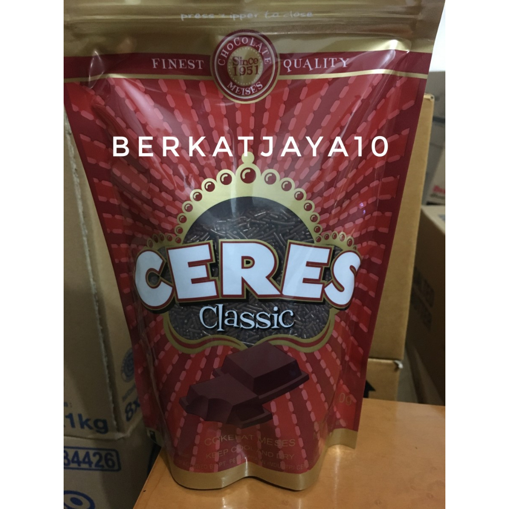 

Cokelat Meses Ceres Classic kemasan asli 500gr Coklat butir