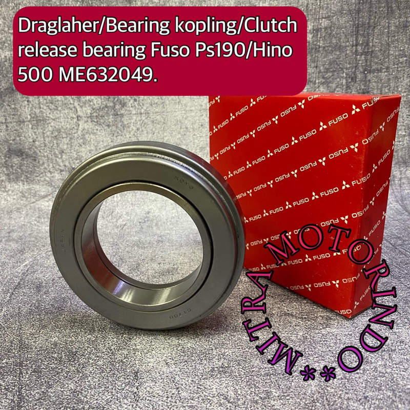 Draglaher/Bearing Kopling/Clutch Release Bearing Fuso PS190/Hino 500 ME632049