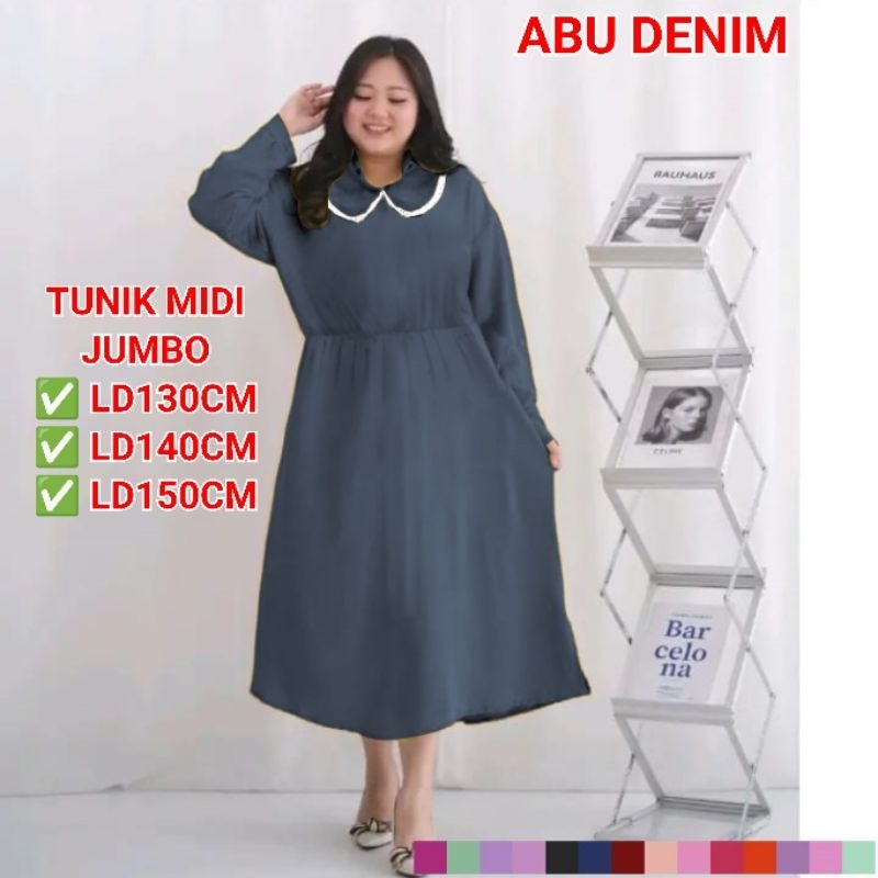iLuva | TUNIK MIDI JUMBO PREMIUM MUAT SAMPAI BB160KG