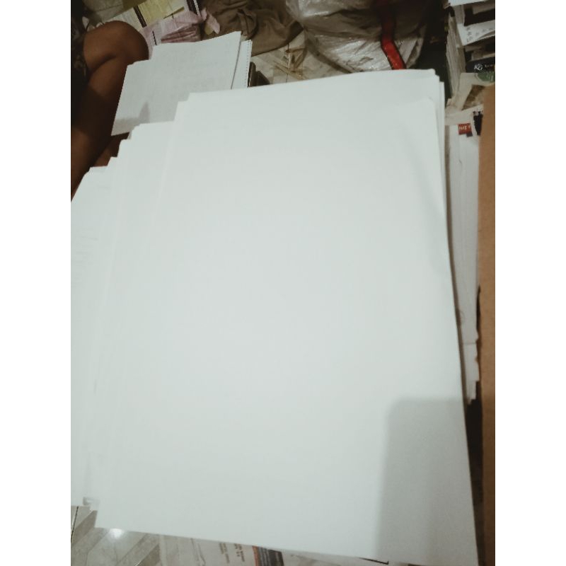 

hvs kosong dua sisi kosong /hvs polos