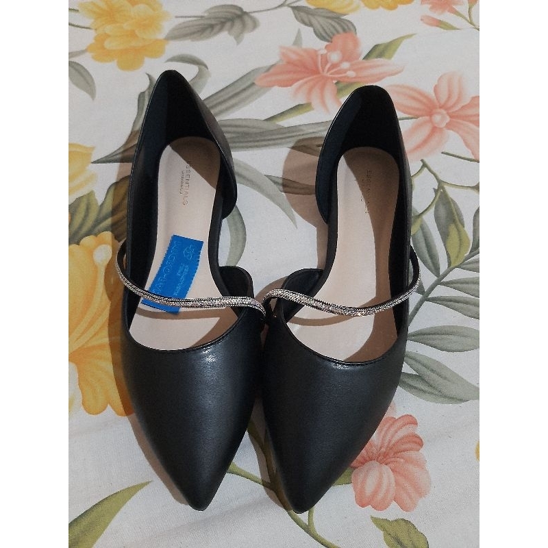 URBAN N CO FLATSHOES HITAM 38 - TRAYA BLACK