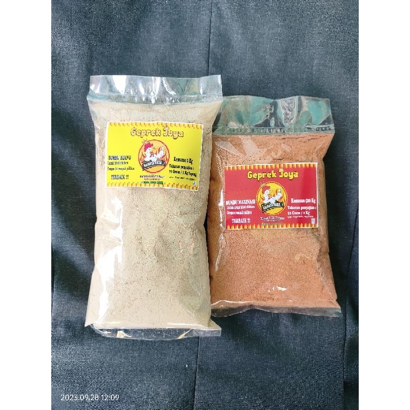 

Paket PAS bumbu biang 1 kg & bumbu marinasi 500 gram