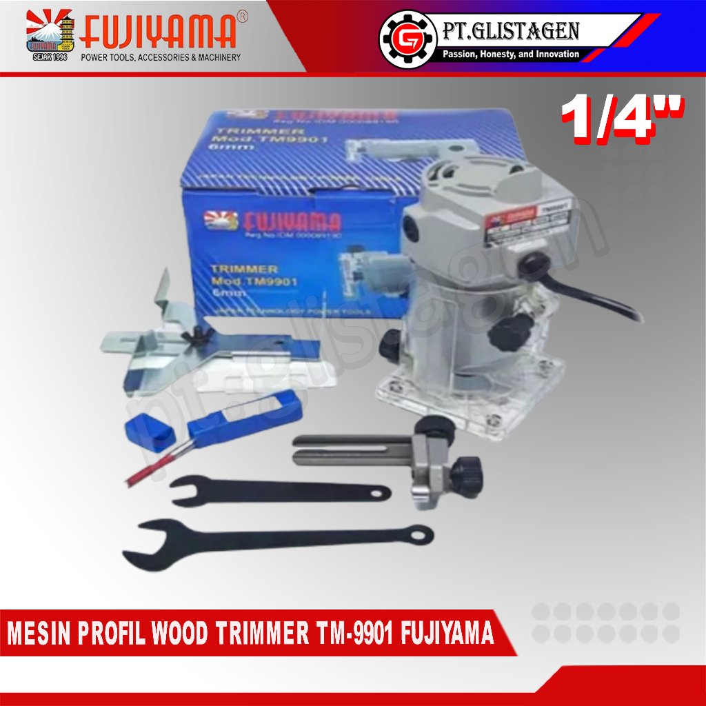FUJIYAMA TM9901 Mesin Trimmer Kayu Profil Kayu Router Kayu TM-9901