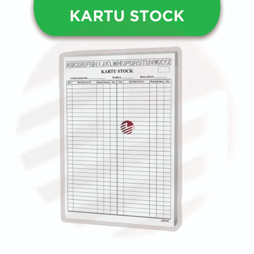 

Kartu Stok / Stock Barang A5 Bamboo