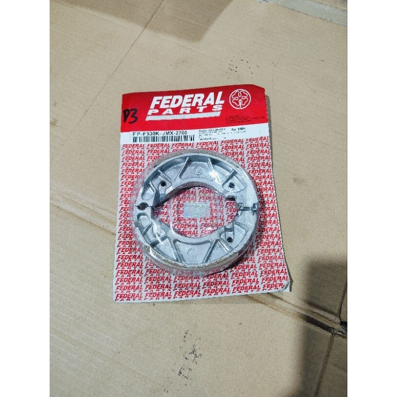 Diskpad Kampas Rem Tromol Belakang FEDERAL Yamaha Mio M3 125 Jupiter MX Z New 115 Vixion Aerox 155 O