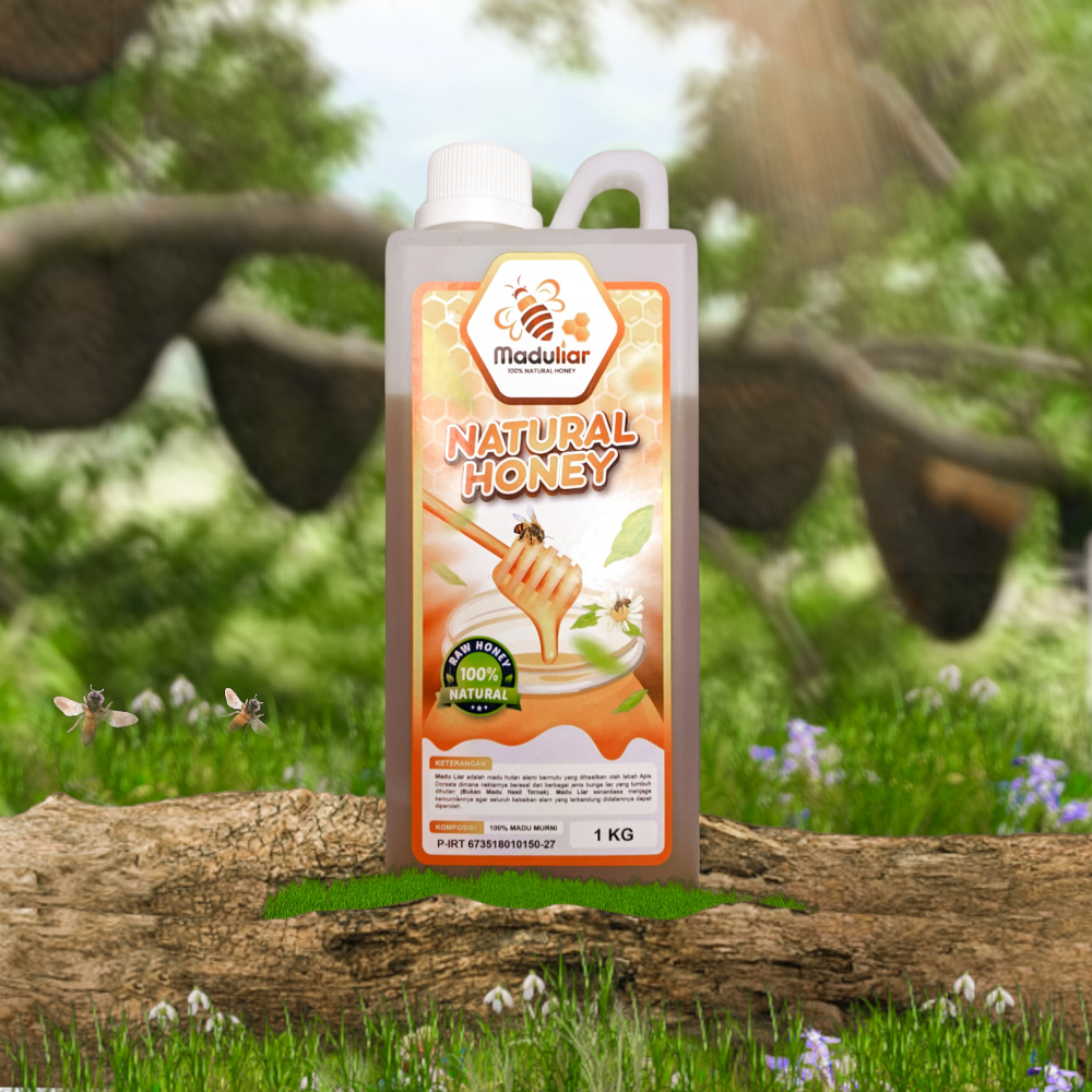 Madu Hutan Lebah Liar Asli Madu Tawon Alas Murni 100% Tanpa Campuran | Raw Honey 1 KG