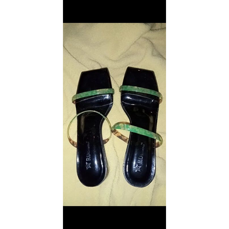 [PRELOVED] Heels hak kaca size 40 by RD Collection