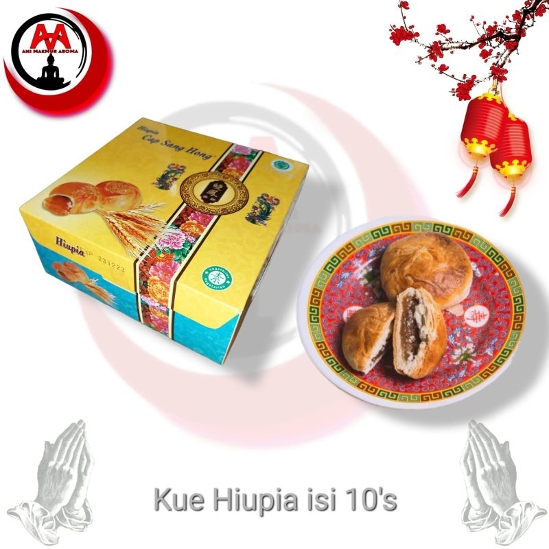 

Kue Vegetarian Hiu Pia Cap Sang Hong Isi 10's