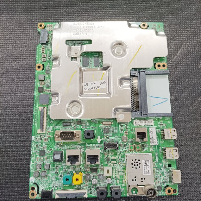 LG 49LV761H SECOND - MB ORI TV LED LG SMART TV ANDROID TV - MAINBOARD MOTHERBOARD MENBOARD MOBO BOAR