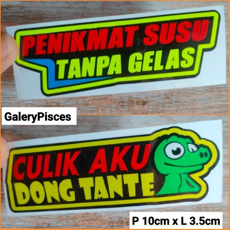 stiker motor kata kata viral stiker lucu