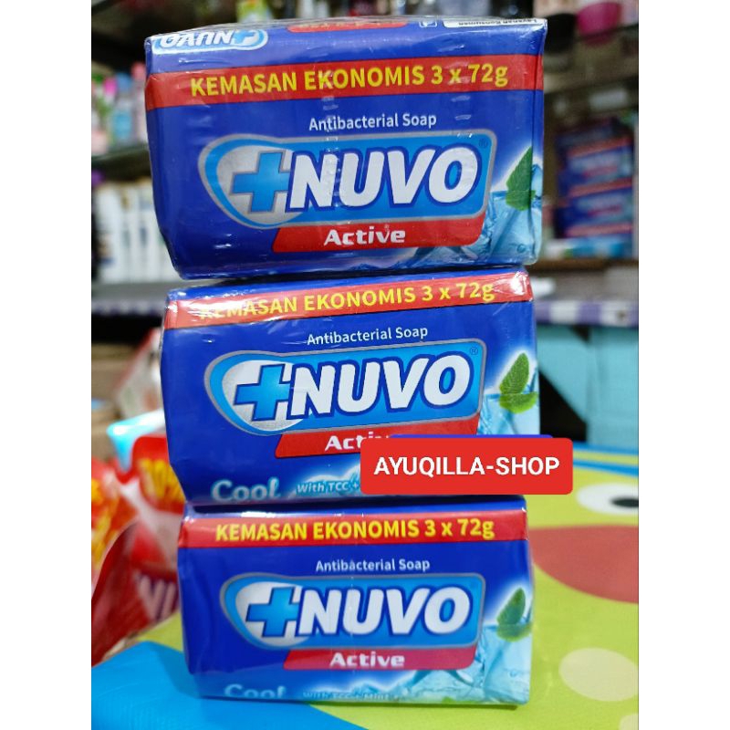 sabun mandi nuvo batang biru isi 3