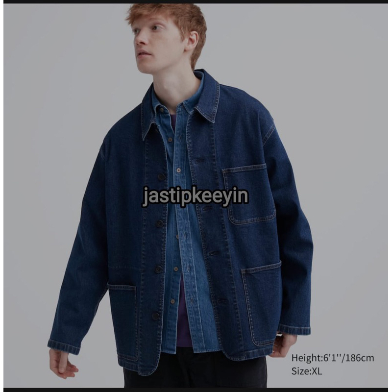 uniqlo jacket utilitas denim