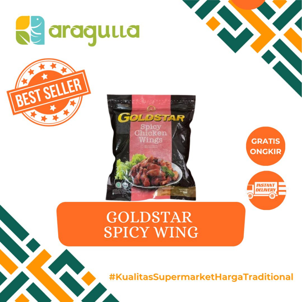 

Goldstar Spicy Wing [Sayur - Sayuran Segar Instant / Express Surabaya] - Aragulla