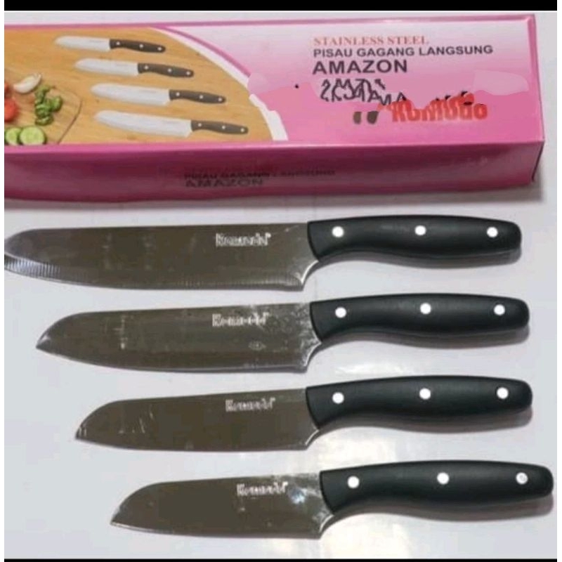 Pisau dapur amazone Komodo/ pisau stainless steel