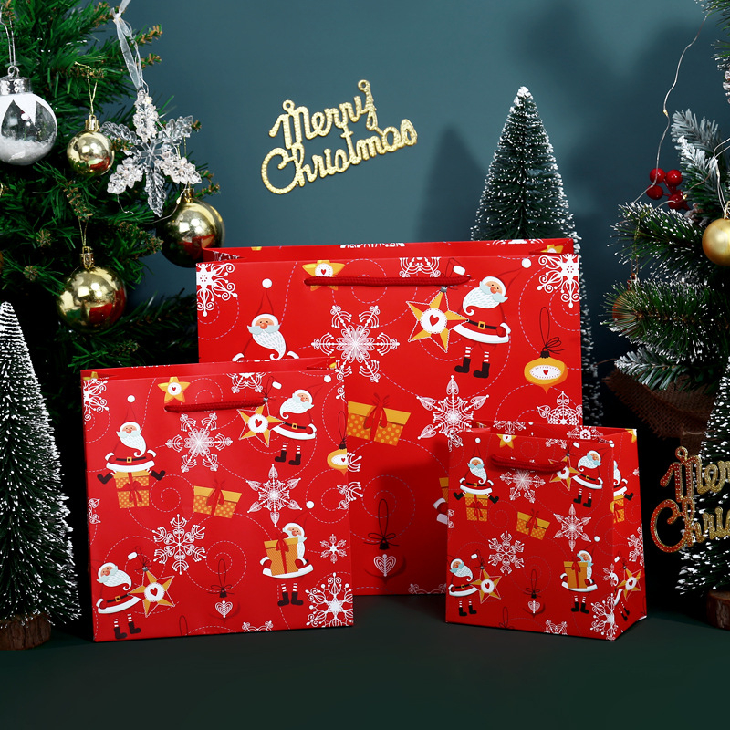 

Paper Bag Merry Christmas Natal Paperbag Santa