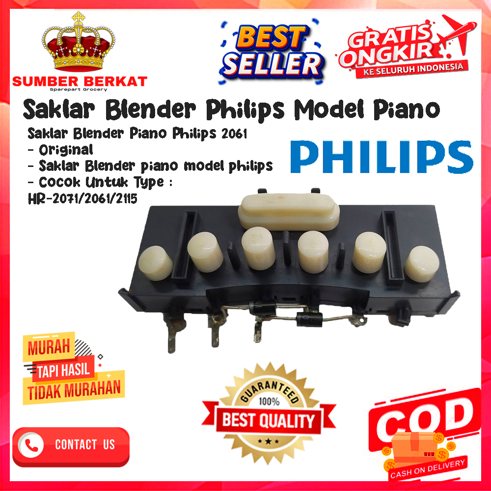 Saklar Blender Philips  Switch Blender Philips HR 2115 HR 2116 ORIGINAL