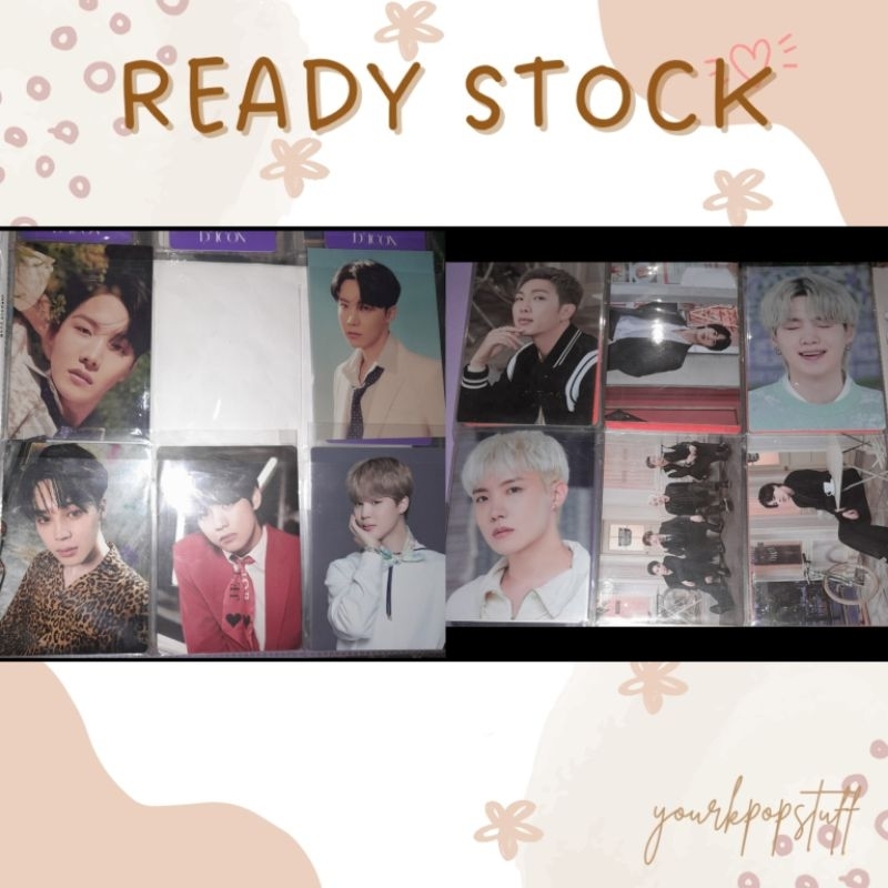 [READY STOCK] BTS BANGTAN PHOTOCARD OFFICIAL PTD ON STAGE MOTS ONE HYBE INSIGHT PC LIGHTSTICK SOWOOZ