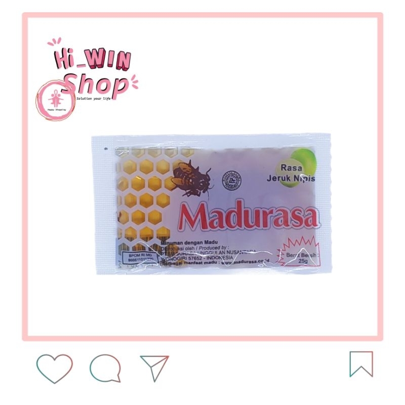 

Madurasa Jeruk Nipis Sachet 25gr Madurasa Original Manis Madu Obat Murah Madu Sariawan