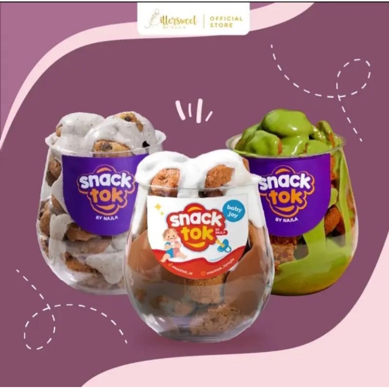 

3 Snacktok Full Cookies