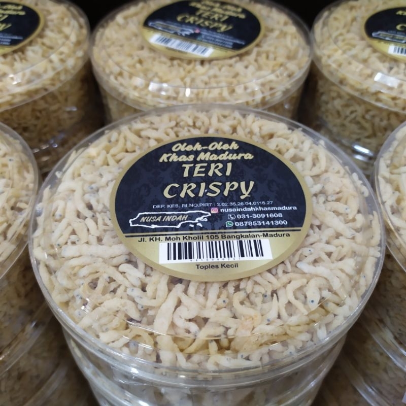 

Teri Crispy 300 gram (toples besar)
