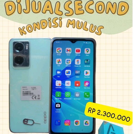 HP oppo A57 second rasa baru