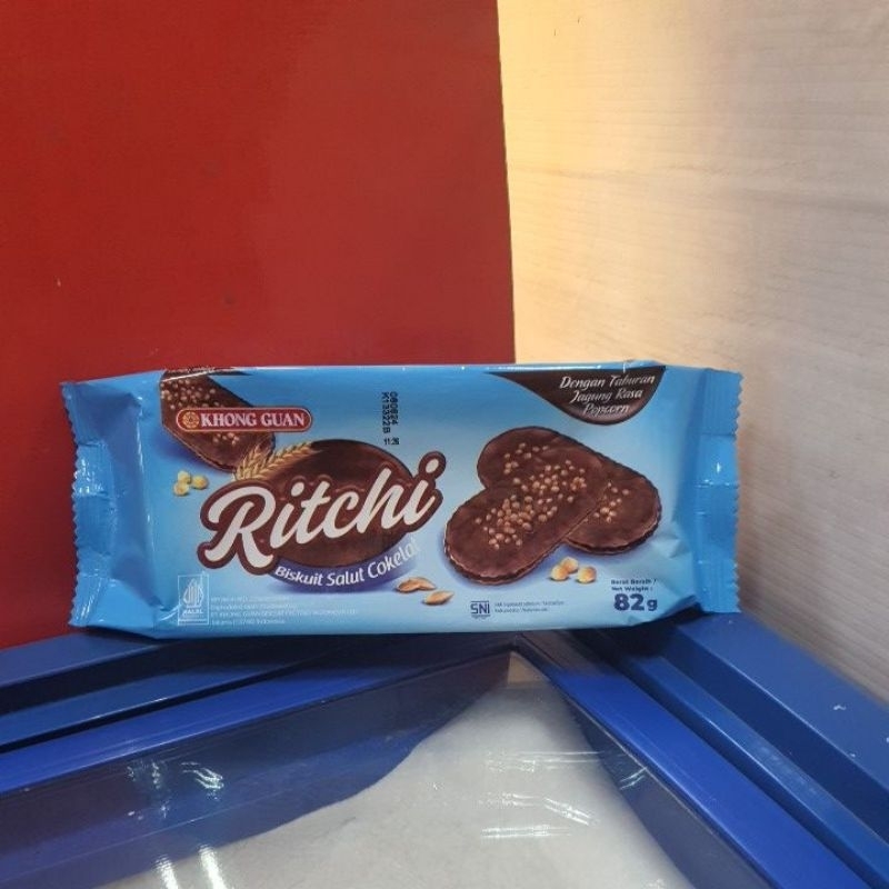 

Khong Guan Ritchi Biscuit coklat 82gr