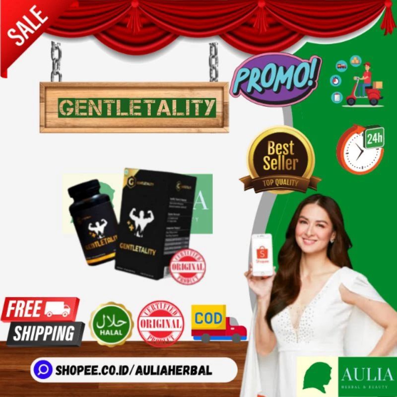 GENTLETALITY - Obat Kuat Herbal Stamina Pria Terbaik ( BPOM & Halal )