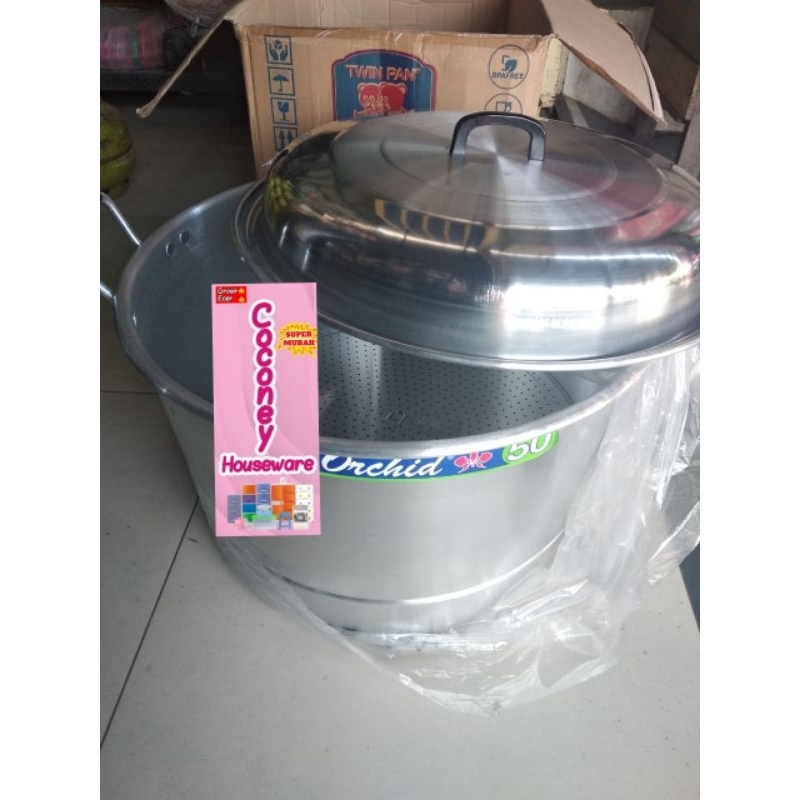 Panci Kukus Dandang Orchid / Kukusan / Dandang / Panci Kukusan Nasi