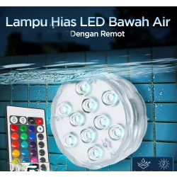 lampu LED bawah air remote, lampu led underwater remote, lampu led underwater, lampu LED bawah air, 