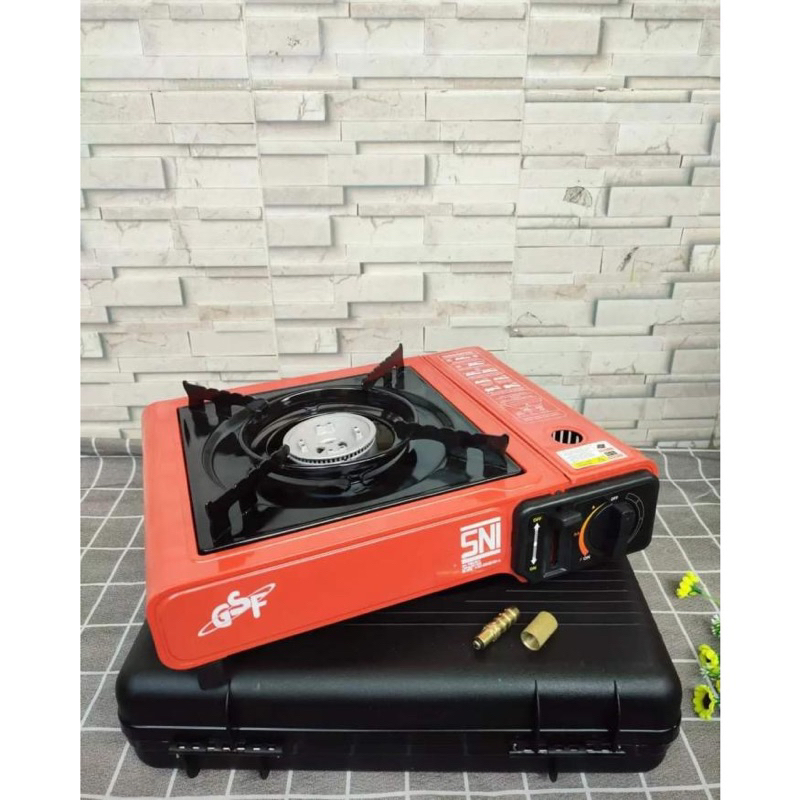 Kompor portable gsf,niko,amicko satu tungku 2in1 gas LPG/gas kaleng