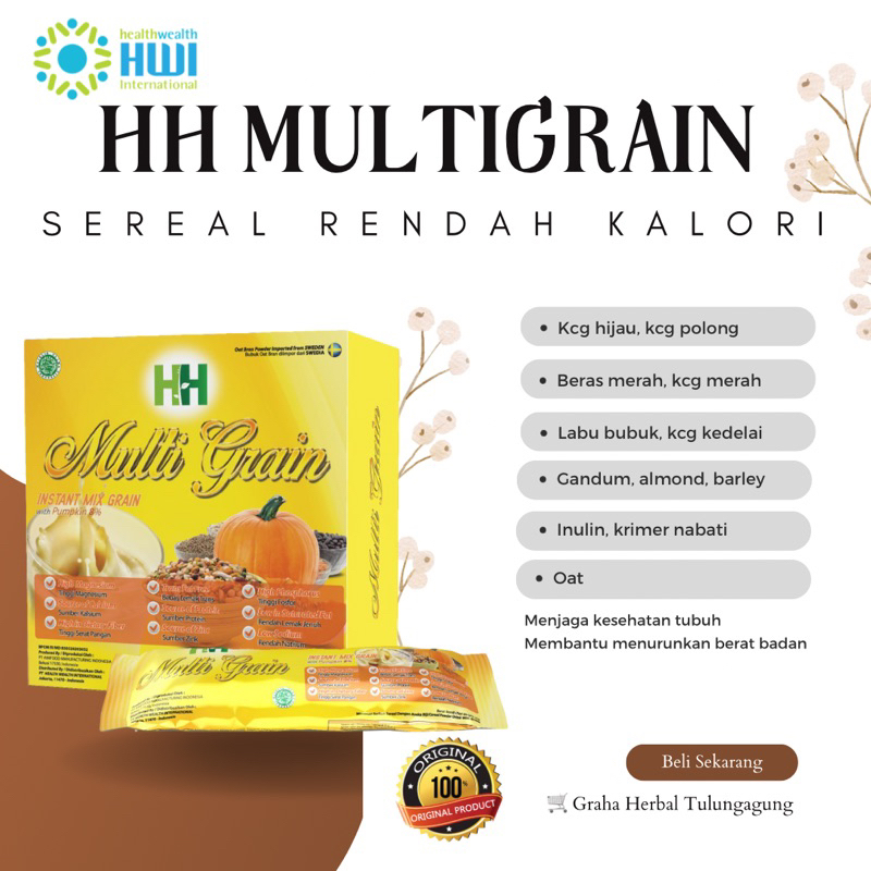 

HH MULTIGRAIN | Minuman sereal penurun berat badan