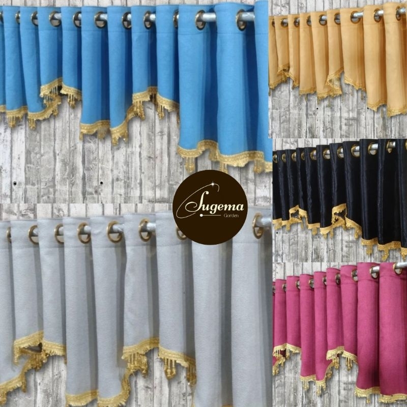 Gorden Poni Pentilasi Udara Hordeng Pendek Model Smokring