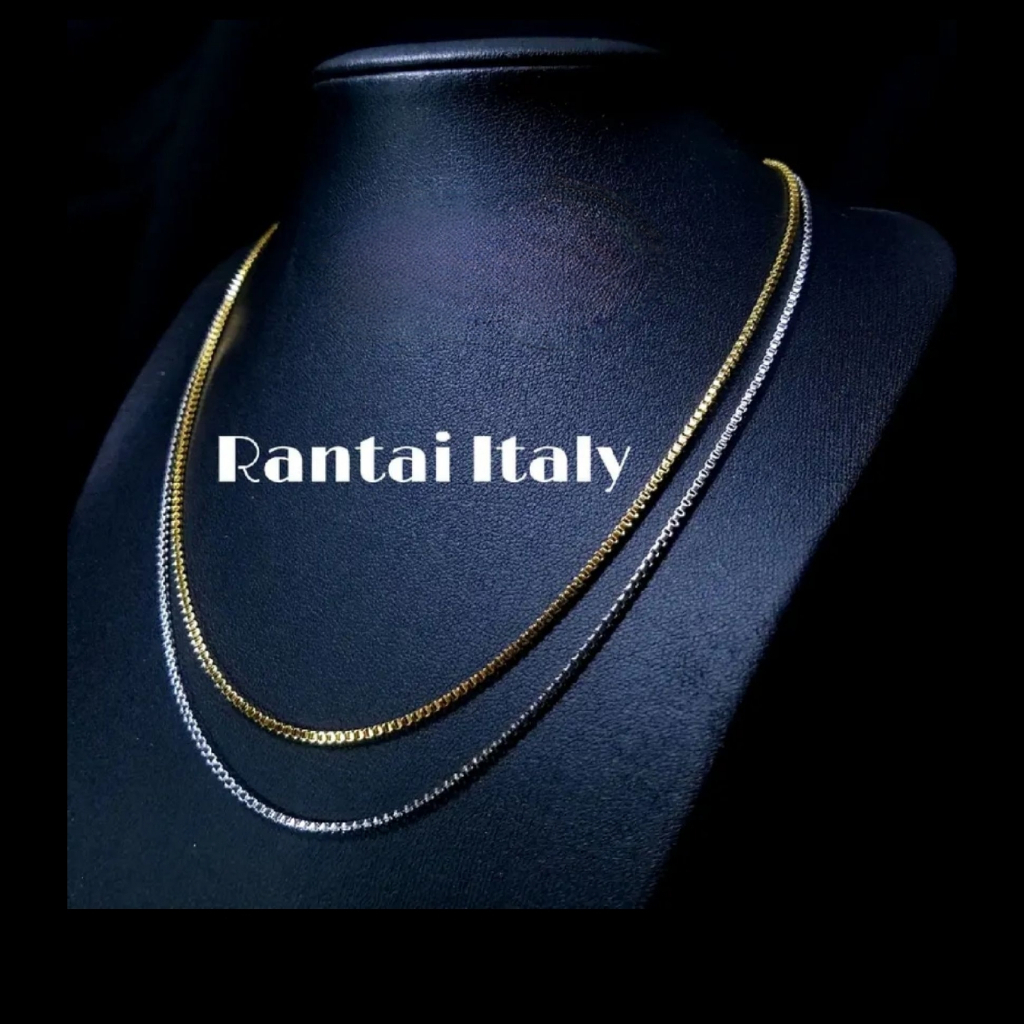 Kalung itali titanium original asli