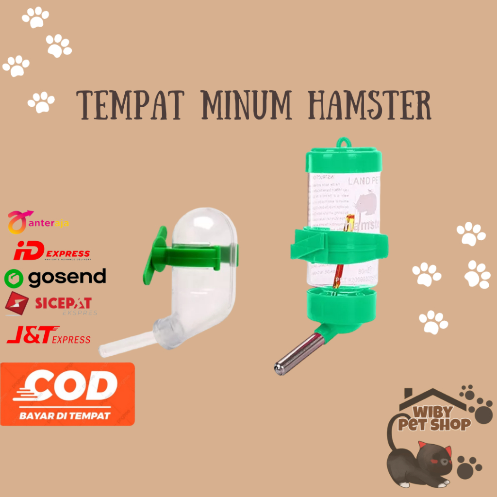 Tempat minum gantung hamster, kelinci, kucing
