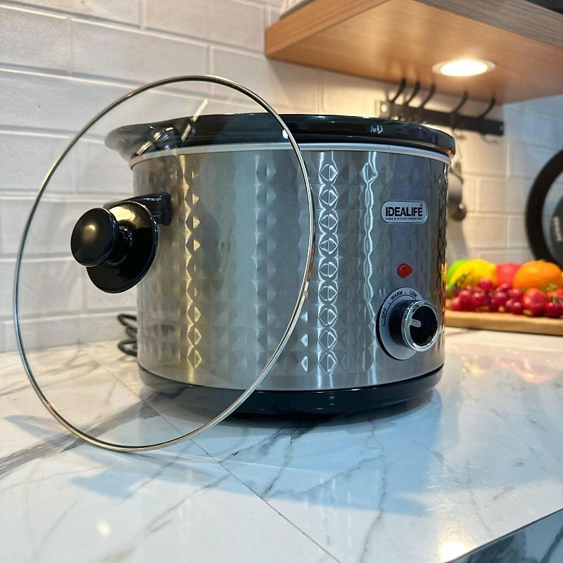 IDEALIFE  IL-325 IL-350 IL 325 350 2.5 dan 5 LITER SLOW COOKER SLOWCOOKER ALAT MASAK SUP KUAH BUBUR 