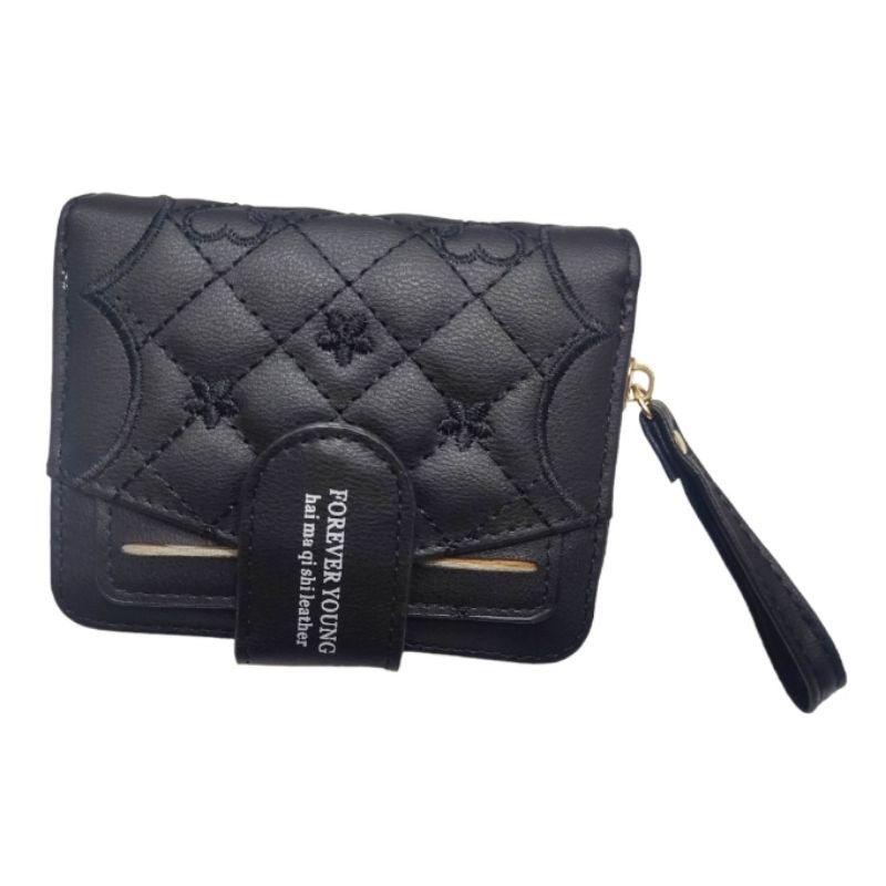 DOMPET Wanita Kecil Model Lipat Penutup Behel Korean Style