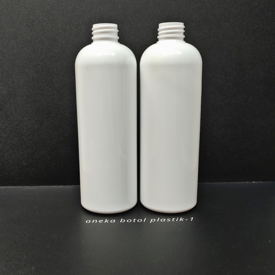 Botol Kosong 500ml Putih Pet Tinggi / Botol Plastik 500ml Tinggi Putih / Botol 500ml Putih Model Tin