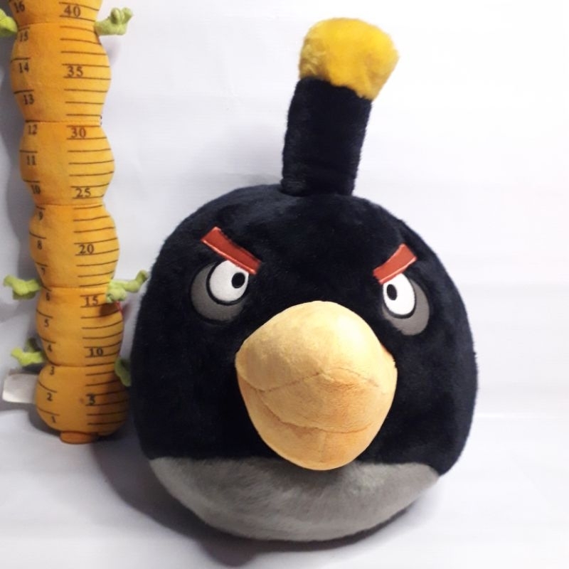 BONEKA KARAKTER FIREBOMB ANGRY BIRDS SPACE ORIGINAL BRAND ROVIO RARE JUMBO
