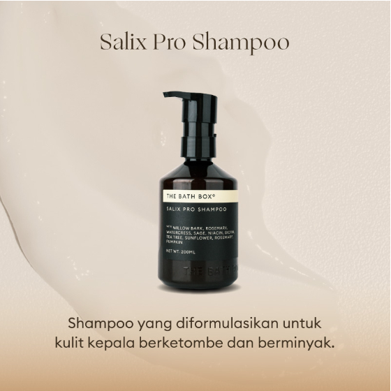 THE BATH BOX - Salix Pro Haircare (Rambut Berketombe, Rambut Berminyak, Kulit Kepala Iritasi, Dermat
