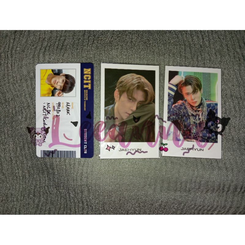 ID CARD MARK NCIT  POLAROID NCT JAEHYUN MAW OFFICIAL SMTOWN MURAH [baca desk]