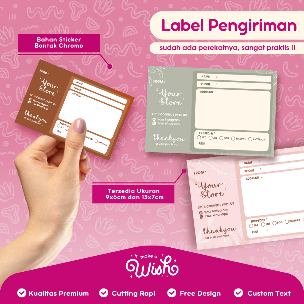 

Label Pengiriman Olshop STICKER