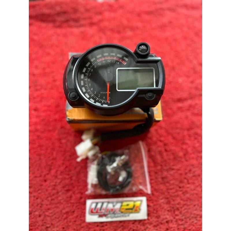 SPIDOMETER RX2 KOSO MOS IMPORT SPEDOMETER RX2N SET BREKET