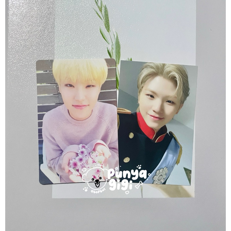 SEVENTEEN Photocard Album Teen Age White Hoshi Cafe Tray Woozi TA