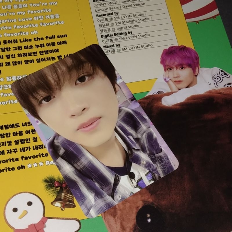 OFFICIAL photocard haechan nct dream 127 trading card tc b glitch mode glimo selca
