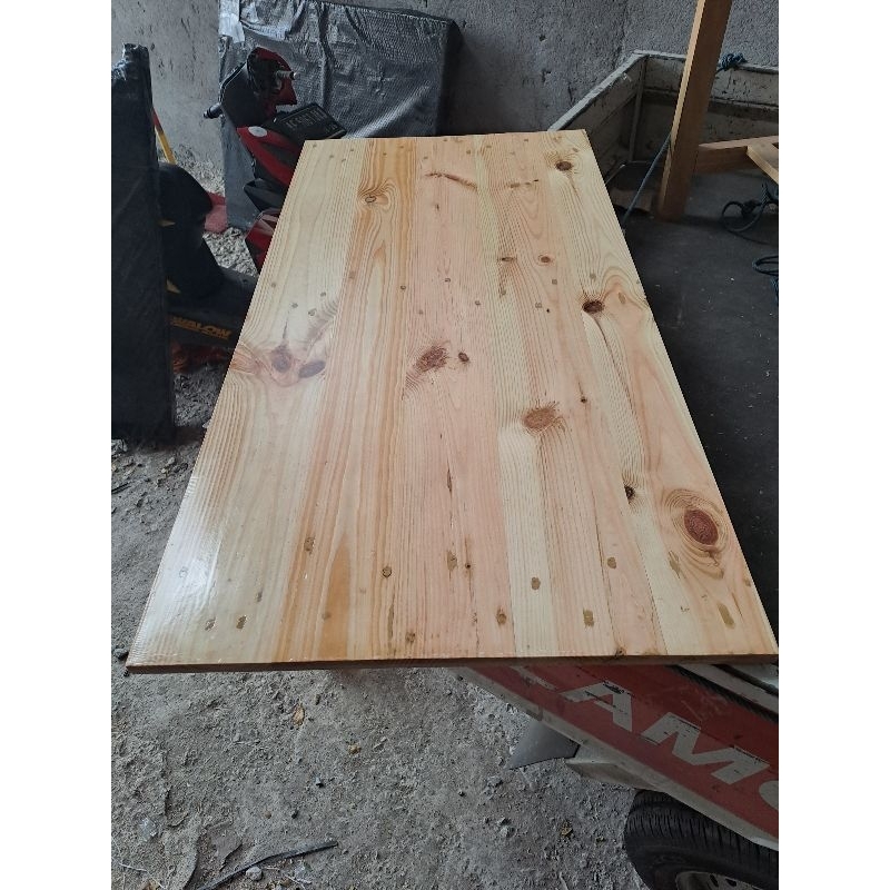 papan ambalan jati belanda 70x40,5x2 cm vernis