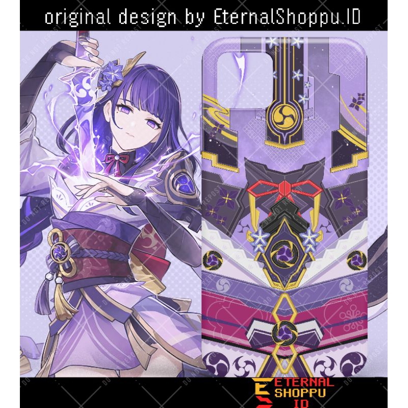 Phone case Raiden Shogun genshin impact