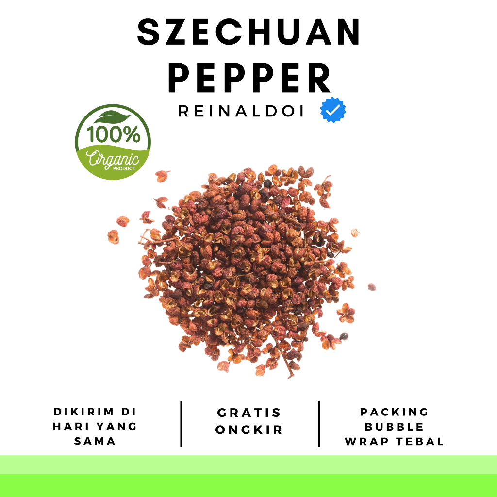 

Szechuan Pepper Sichuan Szechwan Hua Jiao Rempah 100 GR