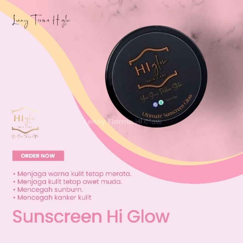 SUNSCREEN - DAY CREAM - KRIM SIANG - SPF 30 BY HI GLOW SKINCARE BPOM